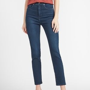 Express High Rise Slim Ankle Jeans